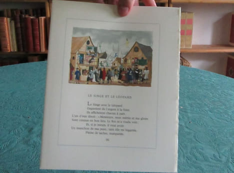 Fables de Jean de La Fontaine. 3 volumes illustré par Lemarié.. LA FONTAINE Jean de