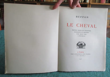 Le cheval. BUFFON G.L. Leclerc de