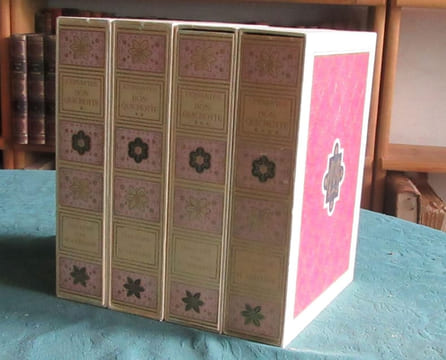 L'Ingénieux Hidalgo Don Quichotte de la Manche. 4 volumes illustré par Lemarié.. CERVANTES SAAVEDRA Miguel de