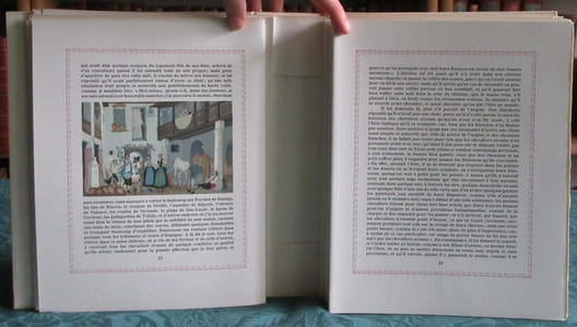 L'Ingénieux Hidalgo Don Quichotte de la Manche. 4 volumes illustré par Lemarié.