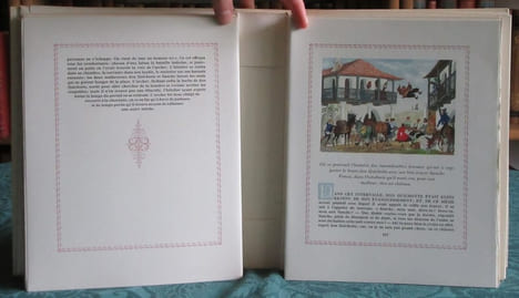 L'Ingénieux Hidalgo Don Quichotte de la Manche. 4 volumes illustré par Lemarié.. CERVANTES SAAVEDRA Miguel de