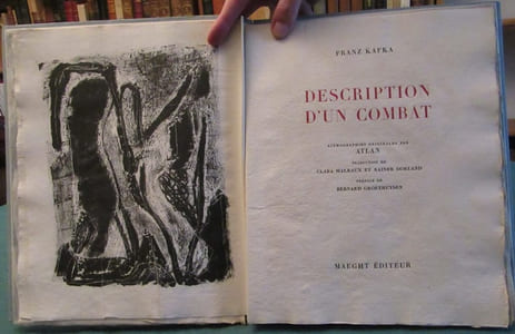 Description d'un combat illustré par Jean Michel Atlan