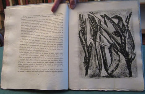 Description d'un combat illustré par Jean Michel Atlan. KAFKA Franz