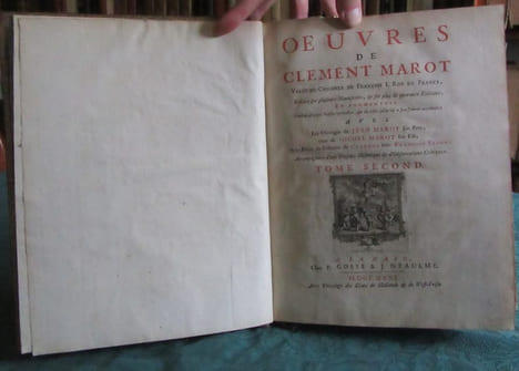 Oeuvres de Clément Marot. 4 volumes.. MAROT Clément