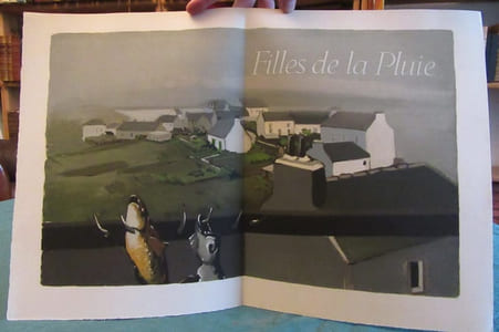 Filles de la Pluie - Ouessant (Bretagne) illustré par Humblot.