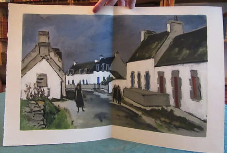 Filles de la Pluie - Ouessant (Bretagne) illustré par Humblot.. SAVIGNON André