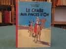 Tintin Le Crabe aux pinces d'Or. (Dos rouge) B33.. HERGE