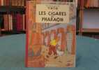 Tintin, Les cigares du Pharaon. (Dos rouge) B29.. HERGE
