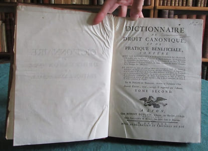 Dictionnaire de droit canonique et de pratique bénéficiale - 4 volumes