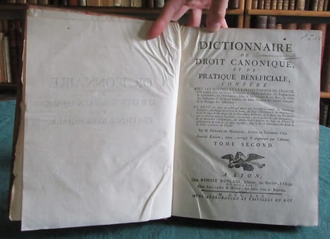 Dictionnaire de droit canonique et de pratique bénéficiale - 4 volumes. DURAND DE MAILLANE