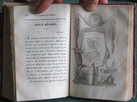 Les Jeunes Voyageurs en France ou lettres sur les départemens - 5 volumes sur 6.. DEPPING
