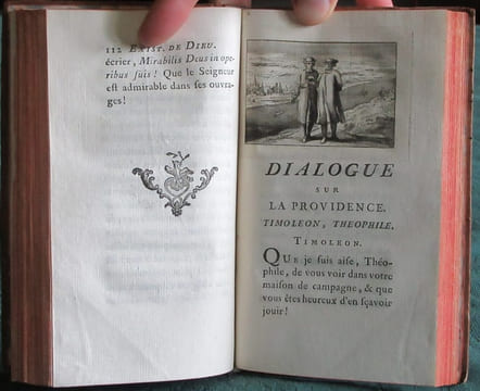 Quatre dialogues; I. Sur l'immortalité de l’Ame. II. Sur l’Existence de Dieu. III. Sur la Providence. IV. Sur la Religion.. CHOISY Francois Timoleon ...