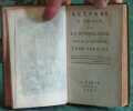 Lettres à Emilie sur la mythologie. 6 tomes en 3 volumes illustrés Queverdo. DEMOUSTIER Charles-Albert