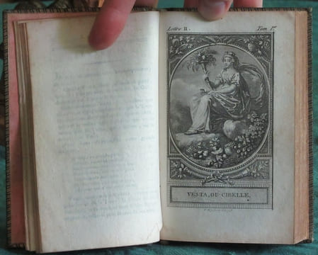 Lettres à Emilie sur la mythologie. 6 tomes en 3 volumes illustrés Queverdo. DEMOUSTIER Charles-Albert