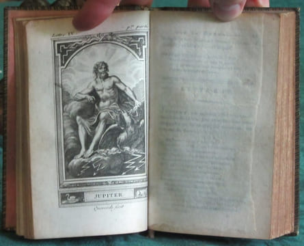 Lettres à Emilie sur la mythologie. 6 tomes en 3 volumes illustrés Queverdo. DEMOUSTIER Charles-Albert