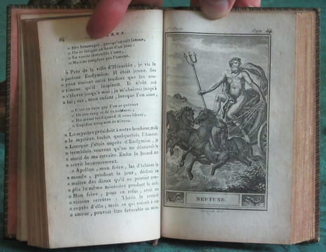 Lettres à Emilie sur la mythologie. 6 tomes en 3 volumes illustrés Queverdo. DEMOUSTIER Charles-Albert