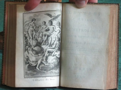 Lettres à Emilie sur la mythologie. 6 tomes en 3 volumes illustrés Queverdo. DEMOUSTIER Charles-Albert