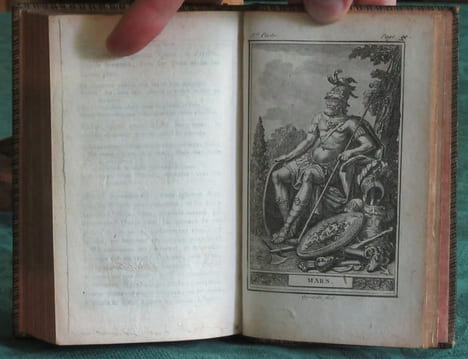 Lettres à Emilie sur la mythologie. 6 tomes en 3 volumes illustrés Queverdo. DEMOUSTIER Charles-Albert