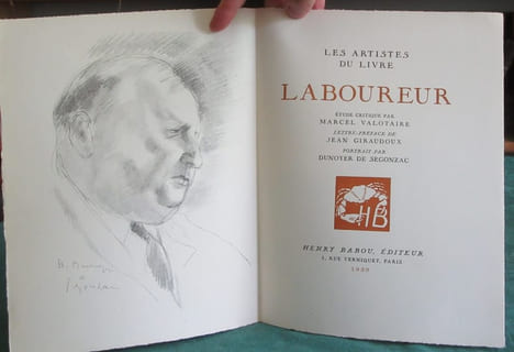 Les artistes du livre - J. E. Laboureur. VALOTAIRE Marcel