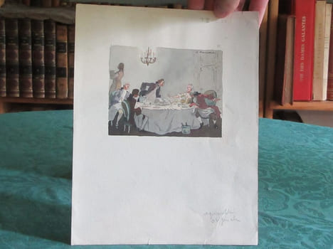 Les artistes du livre - Jacques Touchet - avec 1 aquarelle originale. BABOU Henri