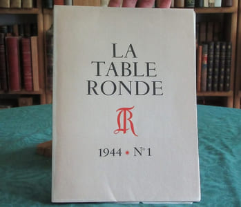 La Table ronde - 1944 - N°1 - Édition originale numérotée avec 2 lithos.