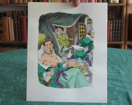 Vie des dames galantes illustré par Pierre Leconte. BRANTOME (Pierre de BOURDEILLE)