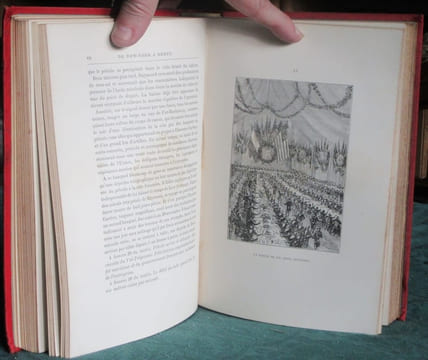 De New-York à Brest en sept heures ( cartonnage à la fougère ) 1889. LAURIE André