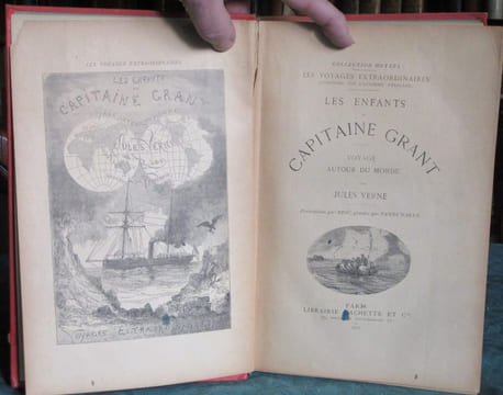 Les Enfants du Capitaine Grant - Voyage autour du monde. (1 éléphant Hachette) 1917. VERNE Jules