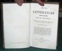 Cours de littérature française. 2 volumes.. VILLEMAIN Abel-François