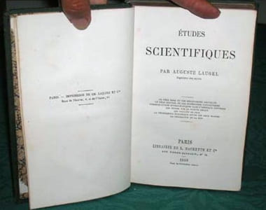 Etudes scientifiques.