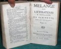 La Vie et les Bons Mots. 2 tomes / 1 volume.. SANTEUIL Jean-baptiste
