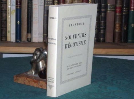 Souvenirs d'égotisme.. STENDHAL (Henry Beyle de)