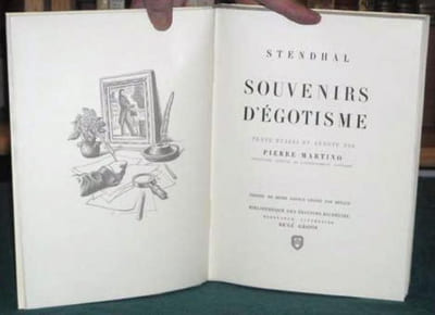 Souvenirs d'égotisme.