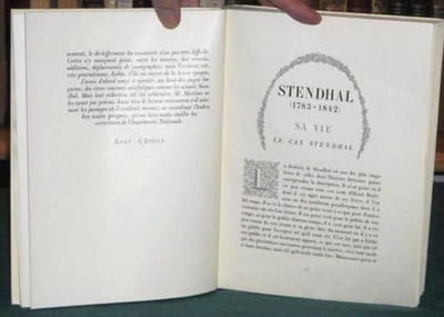 Souvenirs d'égotisme.