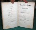 Napoléon en Egypte. Poème en 8 chants.. BARTHELEMY et MERY