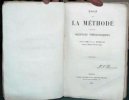 Essai sur La Méthode dans les Sciences Théologiques - Édition originale.. BOURQUARD Lauren-Casimir