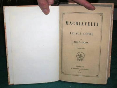 Machiavelli e le sue opere.