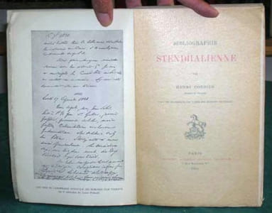 Bibliographie Stendhalienne - Édition originale.