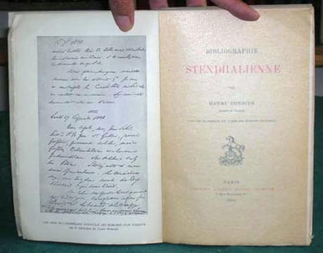 Bibliographie Stendhalienne - Édition originale.. CORDIER Henri
