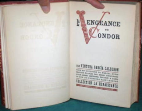 La vengeance du Condor.. CALBERON Ventura Gracia