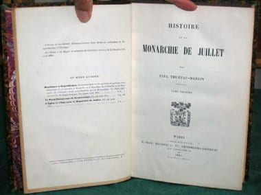 Histoire de la monarchie de juillet.