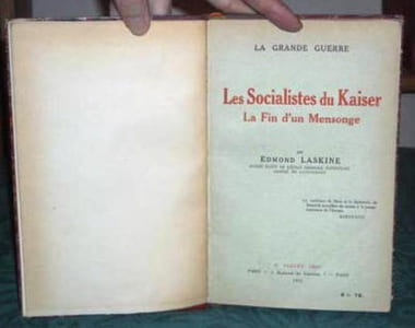 Les Socialistes du Kaiser - La Fin d'un Mensonge.