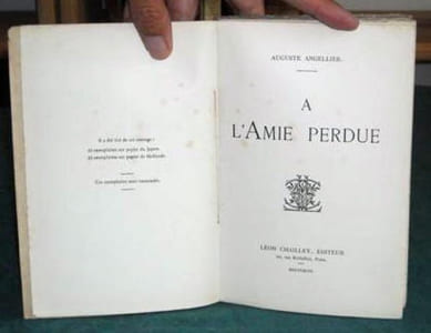 A l'Amie perdue - Édition originale.