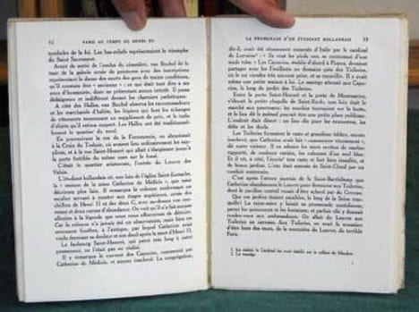 Paris sous les derniers valois. Paris au temps de Henri III - Édition originale.. CHAMPION Pierre