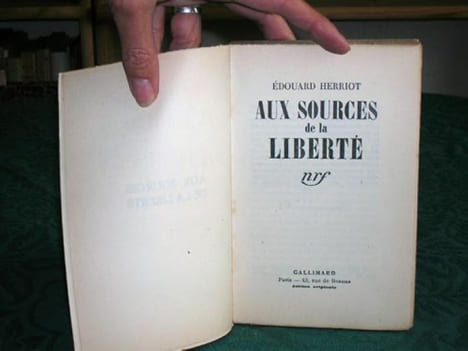Aux sources de la liberté - Édition originale.. HERRIOT Edouard
