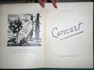Concert - Édition originale.. HAUTIER Raoul