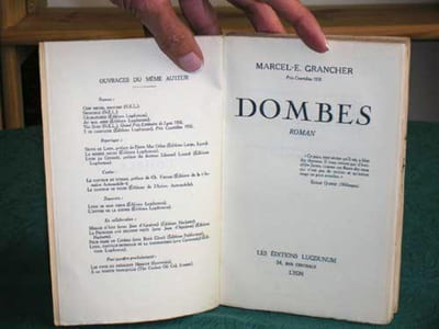 Dombes. (Prix Courteline) - Édition originale.