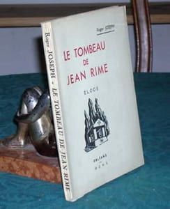 Le tombeau de Jean Rime (6 juillet 1907 - 19 juin 1940) - Édition originale.