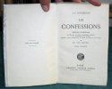 Les Confessions. 3 volumes.. ROUSSEAU Jean-Jacques