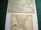 Carte ancienne. Carte de l'Inde en deça du Gange comprenant l'Indoustan - Suite de la carte de l'Indoustan comprenant la presqu'ile de l'Inde. 2 ...